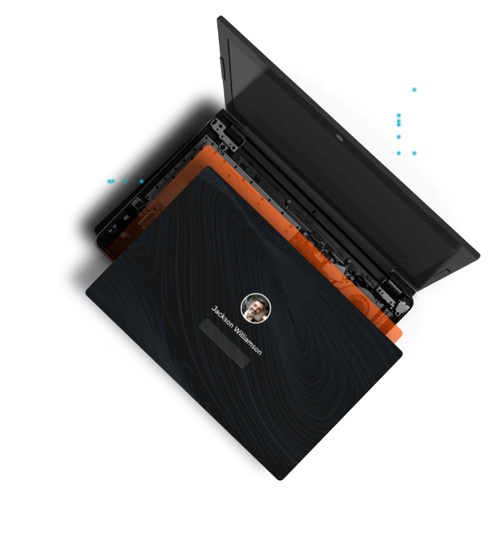 联盟飞艇历史数据记录查询 Home Hero Top view of laptop with a user login on screen